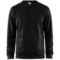 Craft Leisure Vrijetijdssweater Crewneck Zwart Heren