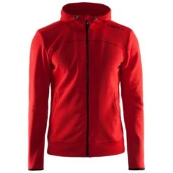 Craft Leisure Vrijetijdsjack (met Capuchon) Rood Heren