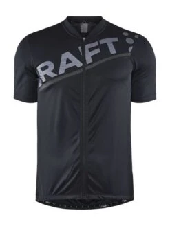 Craft Core Endurance Logo Fietsshirt Korte Mouw Zwart Heren