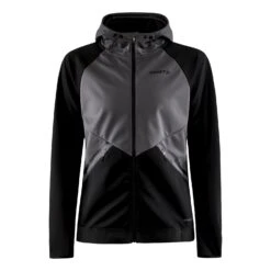 Craft Glide Hood Jack Zwart Dames