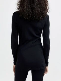 Craft Pro Wool Extreme X Lange Mouw Ondershirt Zwart Dames -Craft craft onderkleding dames pro wool extreme x ls zwart 1911154 999000 002