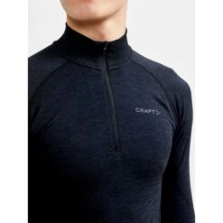 Craft Core Dry Active Comfort Trui Half Zip Zwart Heren -Craft craft onderkleding heren half zip core dry active comfort hz zwart 1911166 b999000 4