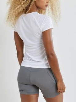 Craft Pro Dry Nanoweight Korte Mouw Ondershirt Wit Dames -Craft craft onderkleding shirts korte mouw dames pro dry nanoweight short sleeve 1908854 900000 003