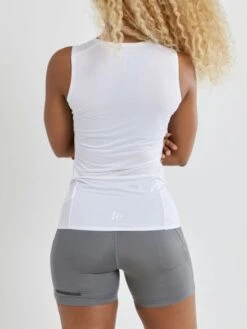 Craft Pro Dry Nanoweight Mouwloos Ondershirt Wit Dames -Craft craft onderkleding shirts mouwloos dames pro dry nanoweight sleeveless 1908853 900000 007