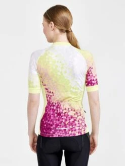 Craft Advanced Endurance Graphic Fietsshirt SS Geel/roze Dames -Craft craft shirt dames adv endur graphic jersey w 1910554 007541 03