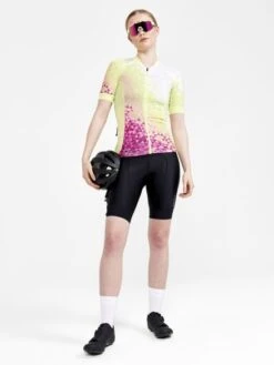 Craft Advanced Endurance Graphic Fietsshirt SS Geel/roze Dames -Craft craft shirt dames adv endur graphic jersey w 1910554 007541 04