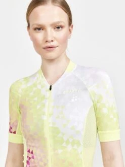 Craft Advanced Endurance Graphic Fietsshirt SS Geel/roze Dames -Craft craft shirt dames adv endur graphic jersey w 1910554 007541 05