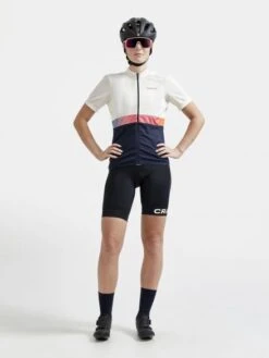 Craft Core Endurance Fietsshirt Korte Mouw Wit/blauw Dames 12 Craft Core Endurance Fietsshirt Korte Mouw Wit/blauw Dames -Craft craft shirt dames core endur jersey w 1910561 904396 04