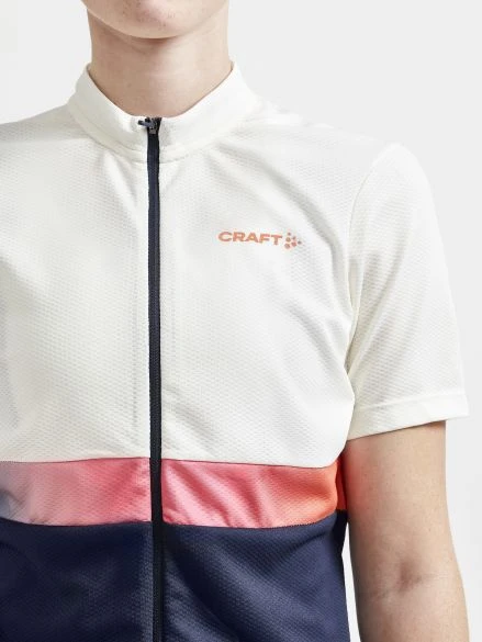 Craft Core Endurance Fietsshirt Korte Mouw Wit/blauw Dames 8 Craft Core Endurance Fietsshirt Korte Mouw Wit/blauw Dames - Afbeelding 6