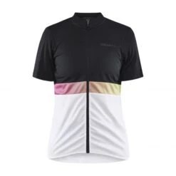 Craft Core Endurance Fietsshirt Korte Mouw Zwart/wit Dames