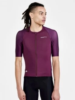 Craft Pro Aero Fietsshirt Korte Mouw Bordeaux Heren -Craft craft shirt heren pro aero jersey m 1910533 435000 02