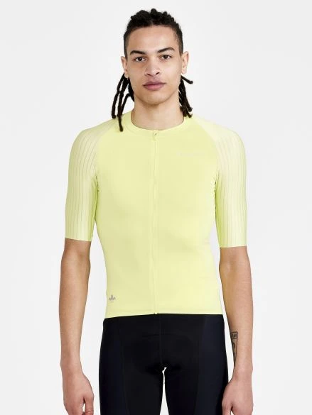Craft Pro Aero Fietsshirt Korte Mouw Geel Heren 4 Craft Pro Aero Fietsshirt Korte Mouw Geel Heren - Afbeelding 2