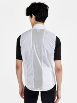 Craft Essence Light Wind Fietsvest Wit Heren 11 Craft Essence Light Wind Fietsvest Wit Heren -Craft craft vest heren essence light wind vest m 1908814 900000 03