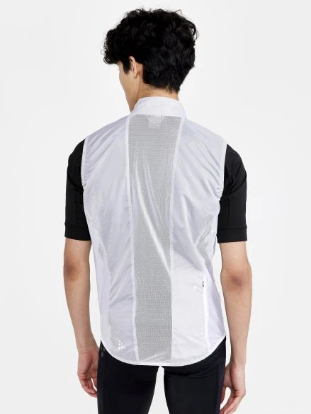 Craft Essence Light Wind Fietsvest Wit Heren 5 Craft Essence Light Wind Fietsvest Wit Heren - Afbeelding 3