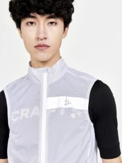 Craft Essence Light Wind Fietsvest Wit Heren 14 Craft Essence Light Wind Fietsvest Wit Heren -Craft craft vest heren essence light wind vest m 1908814 900000 05