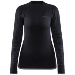 Craft Advanced Warm Fuseknit Intensity Ondershirt Lange Mouw Zwart Dames